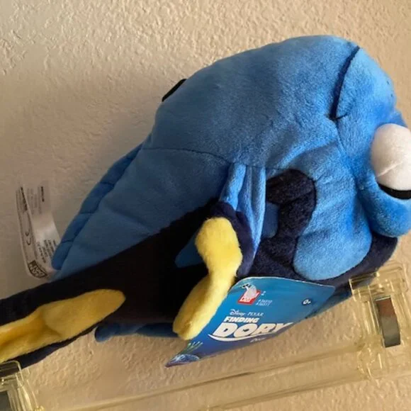 DISNEY "PIXAR" FINDING DORY DISNEY PARKS STUFFED ANIMAL BLUE PLUSH SOFT NOS NWT - Picture 8 of 8